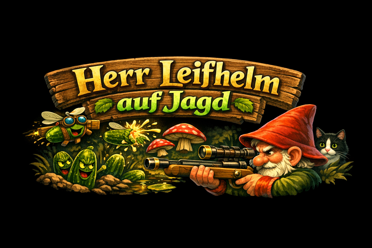 Herr Leifhelm auf Jagd